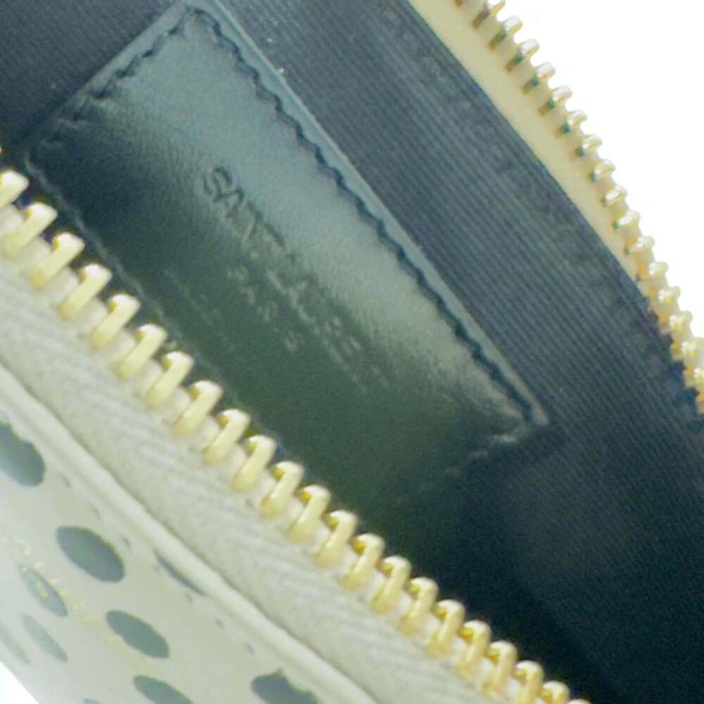 Saint Laurent Polka Dot Calfskin Leather Small - Picture 4 of 4